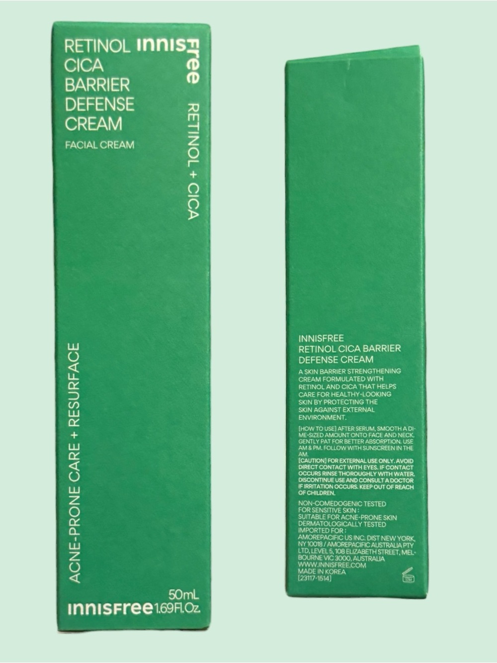 🤎2 for $50🤎 InnIsFree Retinol Cica Barrier Defense Cream